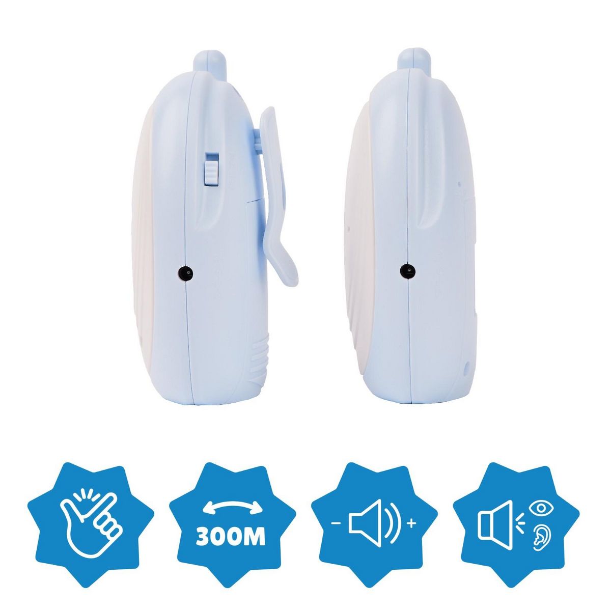 BADABULLE Babyphone Audio Badabulle - portée de 300m - simple d'utilisation