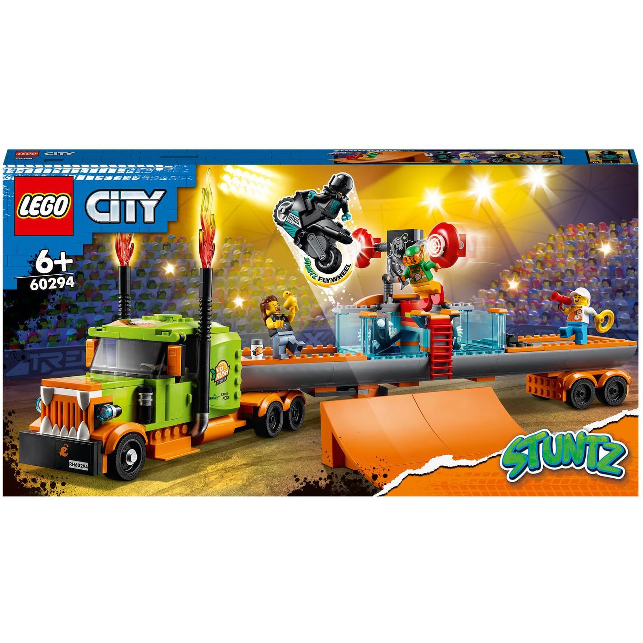LEGO City Stuntz 60294 Le camion de spectacle des cascadeurs