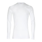 Eminence T-shirt col rond manches longues homme Pur Coton Premium. Coloris disponibles : Blanc