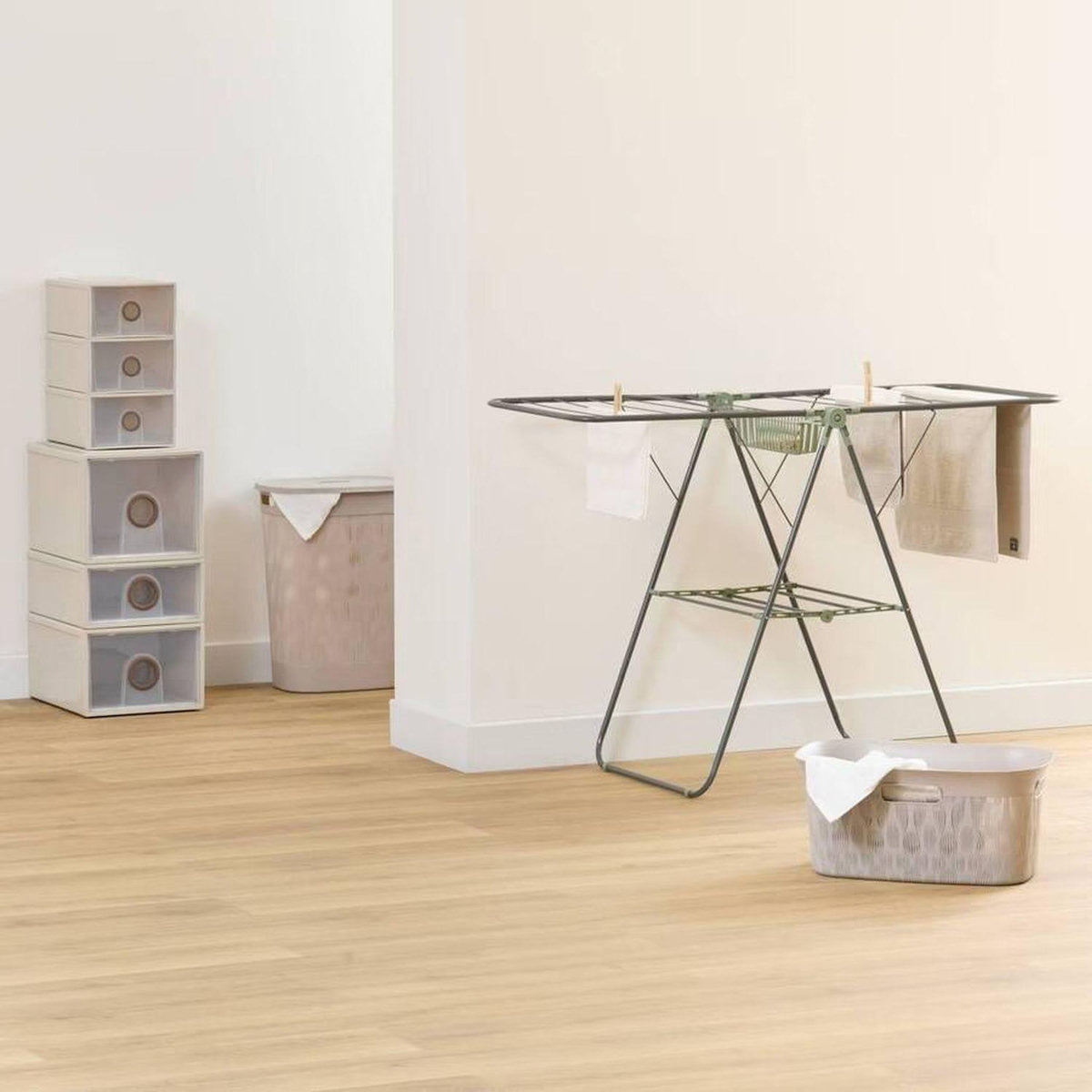 FIVE Séchoir à linge pliable MAJAVE - 23 m d'étendage - 177 x 60 x 90 cm