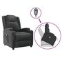 Voir la diapositive 2 : VIDAXL Fauteuil Noir Similicuir