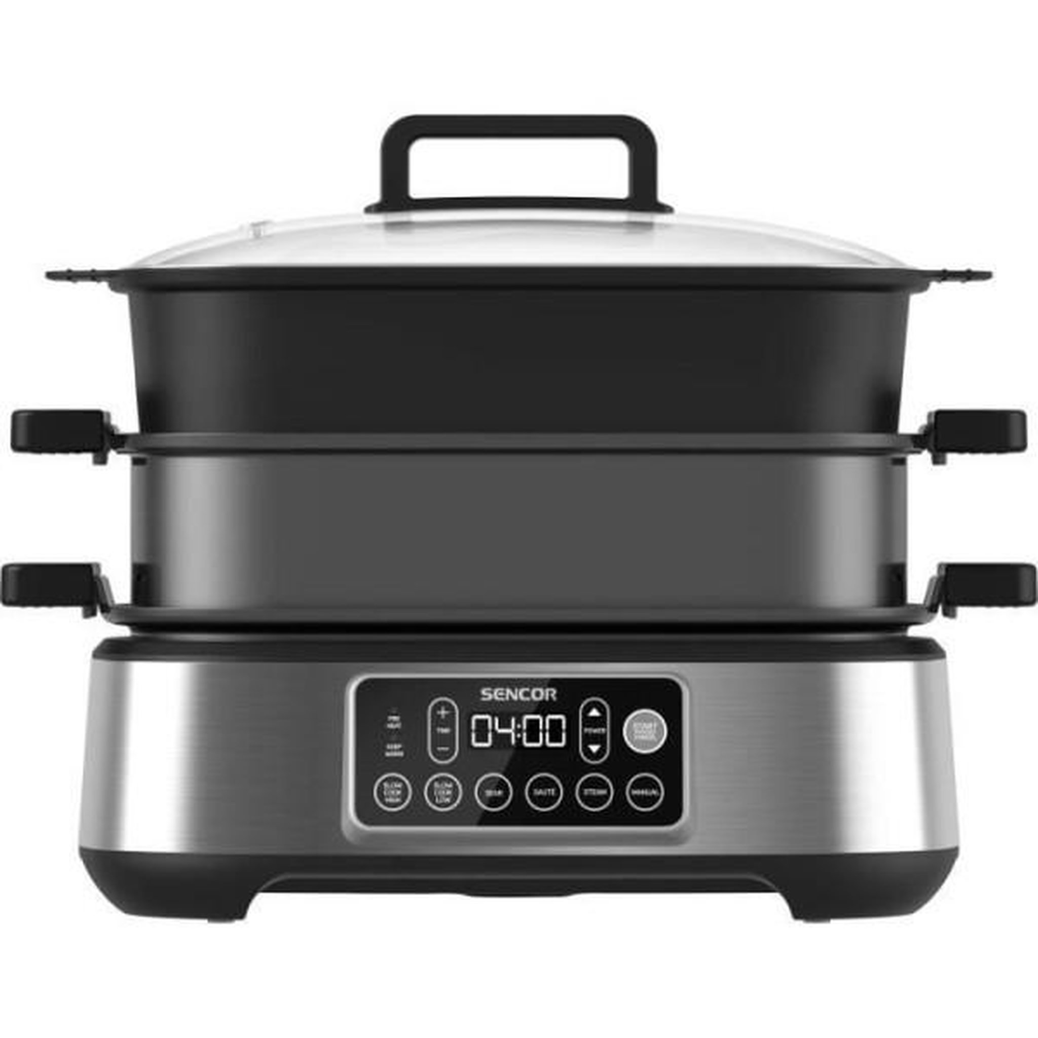 MARKET24 Mijoteuse et grill multifonction - SENCOR - SPR 6300BK - 6 L - Noir