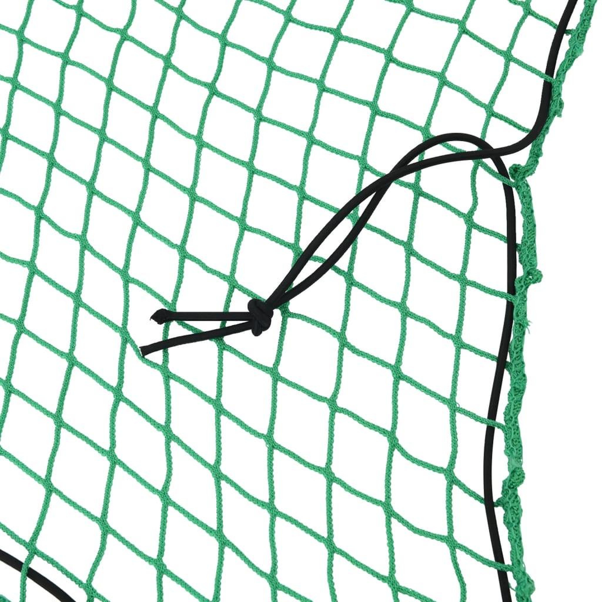 Voir la diapositive 3 : VIDAXL Filet pour remorque avec corde elastique vert 3x3 m PP