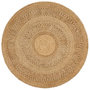 Voir la diapositive 1 : VIDAXL Tapis Jute tresse a la main 120 cm Rond