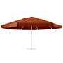 Voir la diapositive 3 : VIDAXL Tissu de remplacement de parasol d'exterieur Terre cuite 610 cm