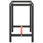 Voir la diapositive 4 : VIDAXL Cadre de banc de travail Noir et rouge mat 70x50x79 cm Metal