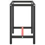 Voir la diapositive 4 : VIDAXL Cadre de banc de travail Noir et rouge mat 70x50x79 cm Metal
