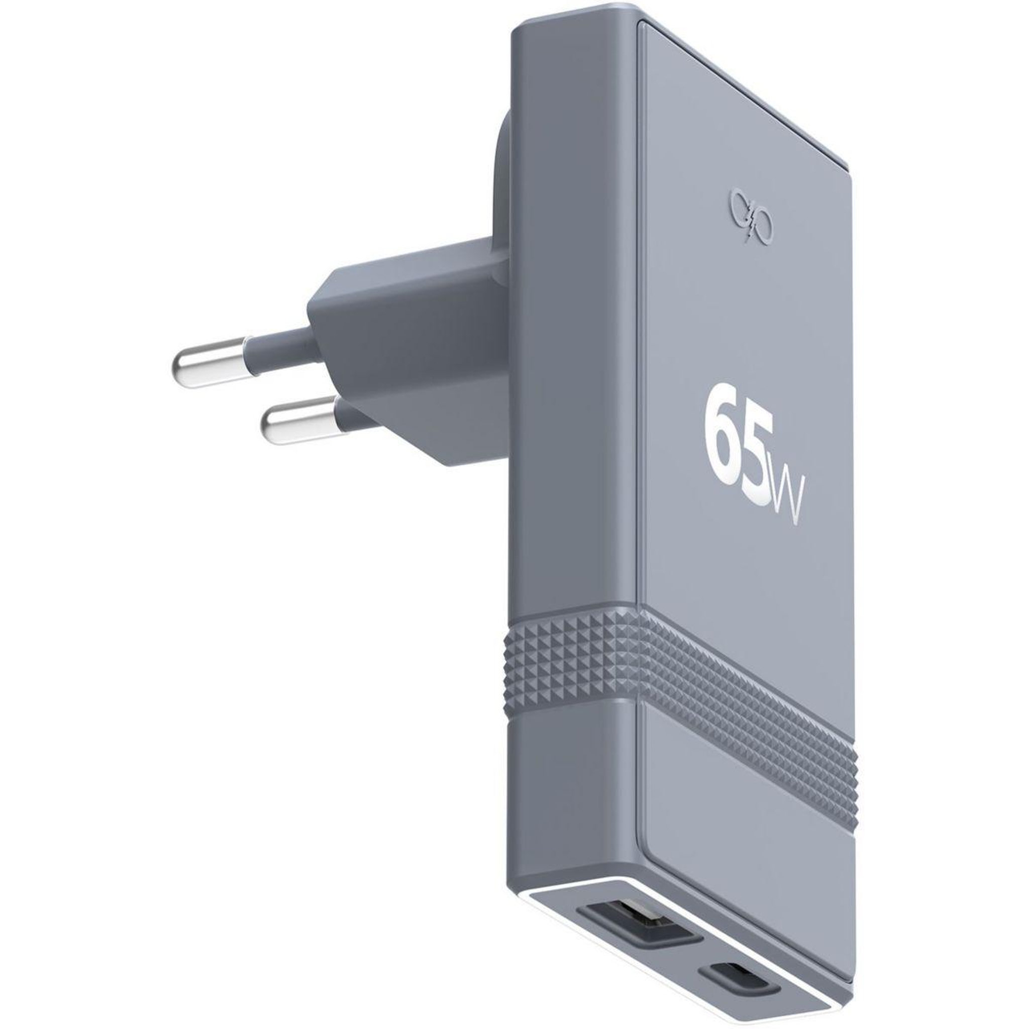 Voir la diapositive 3 : FORCE POWER Chargeur + câble de voyage 65w de voyage gan usb-a + c