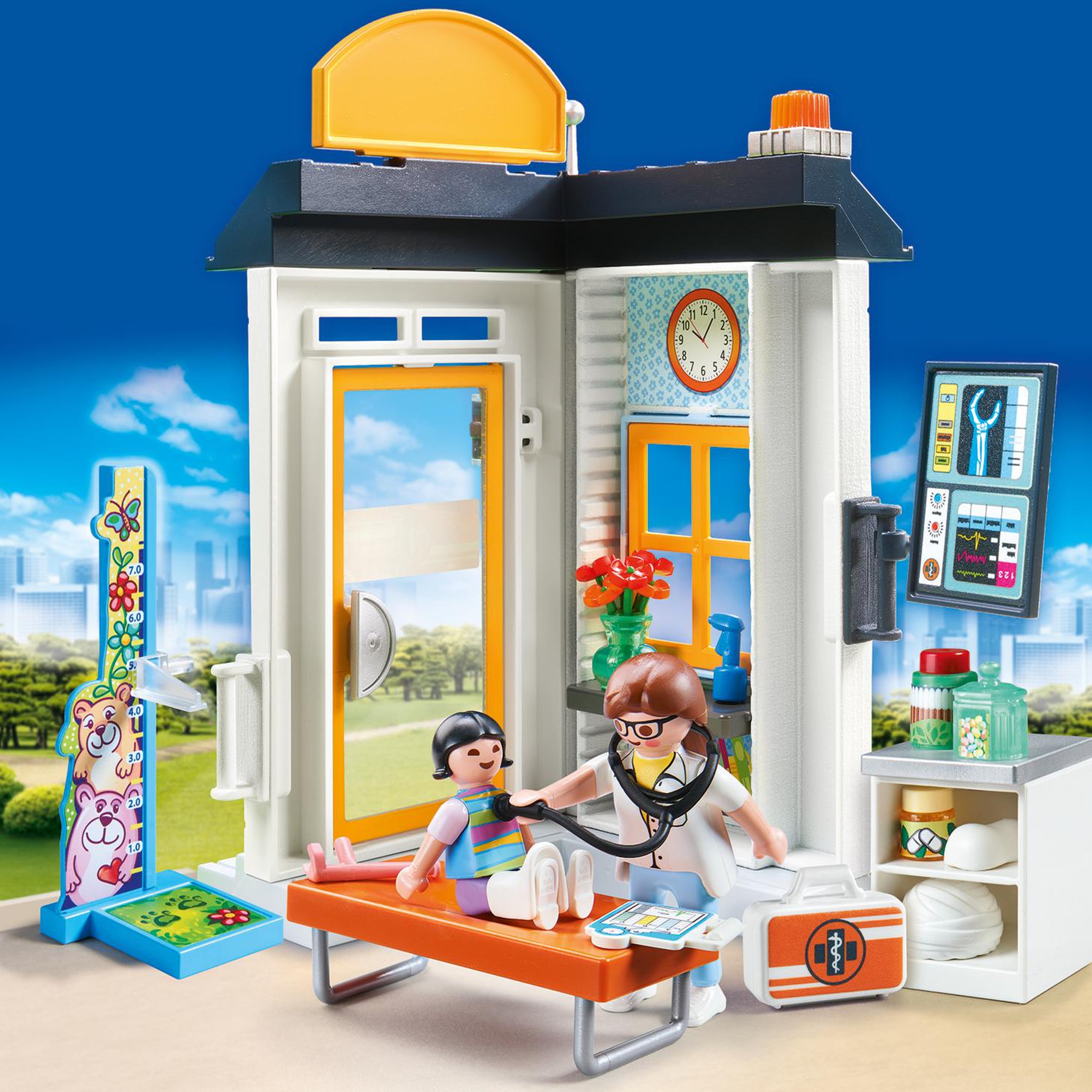 Voir la diapositive 3 : PLAYMOBIL 70818 - City Life Cabinet de pédiatre