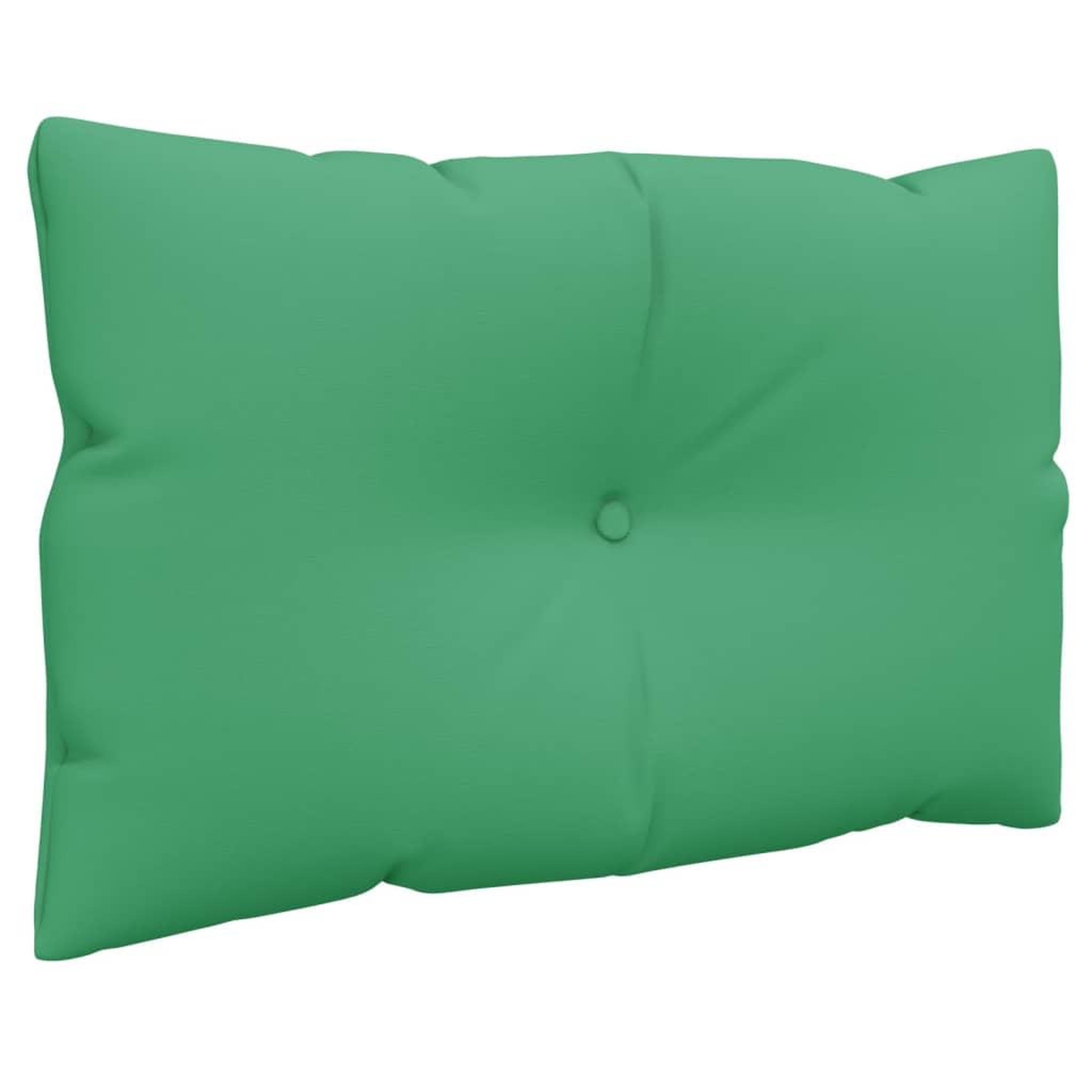 Voir la diapositive 4 : VIDAXL Coussins de palette lot de 2 vert tissu