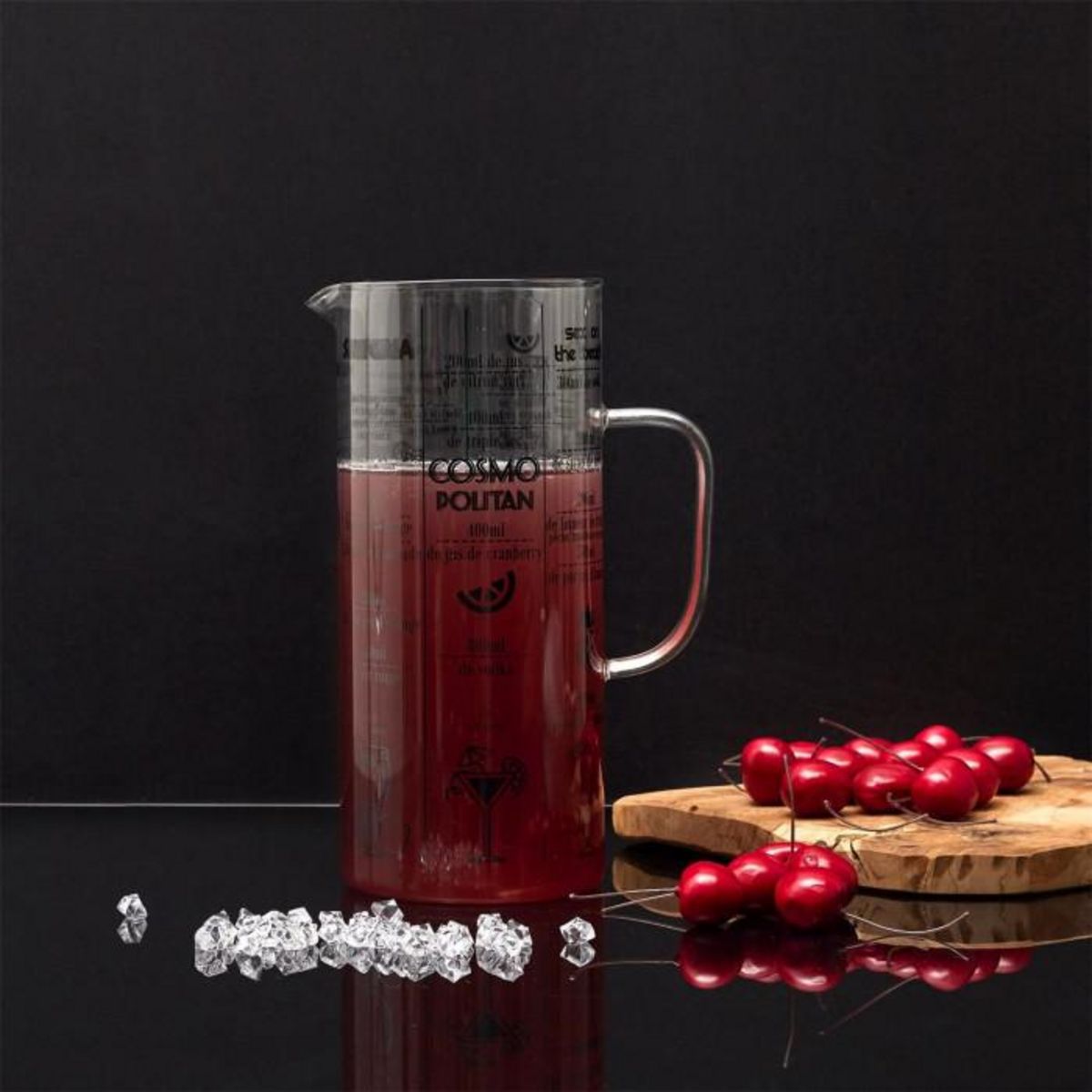 Paris Prix Pichet avec Recette  Cocktail  2L Transparent