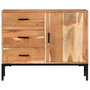 Voir la diapositive 2 : VIDAXL Buffet 88x30x73 cm Bois d'acacia massif