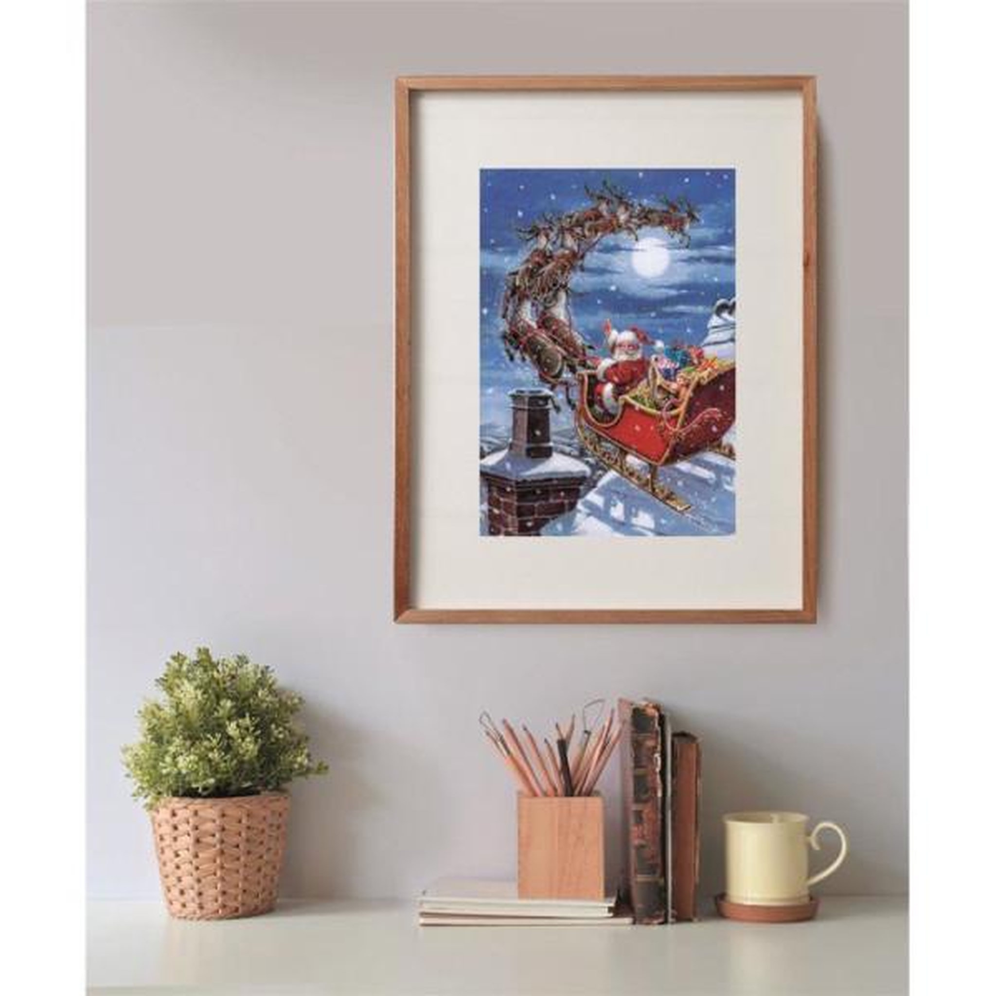 Voir la diapositive 4 : CLEMENTONI Puzzle 500 pieces - Midnight Sleigh Ride
