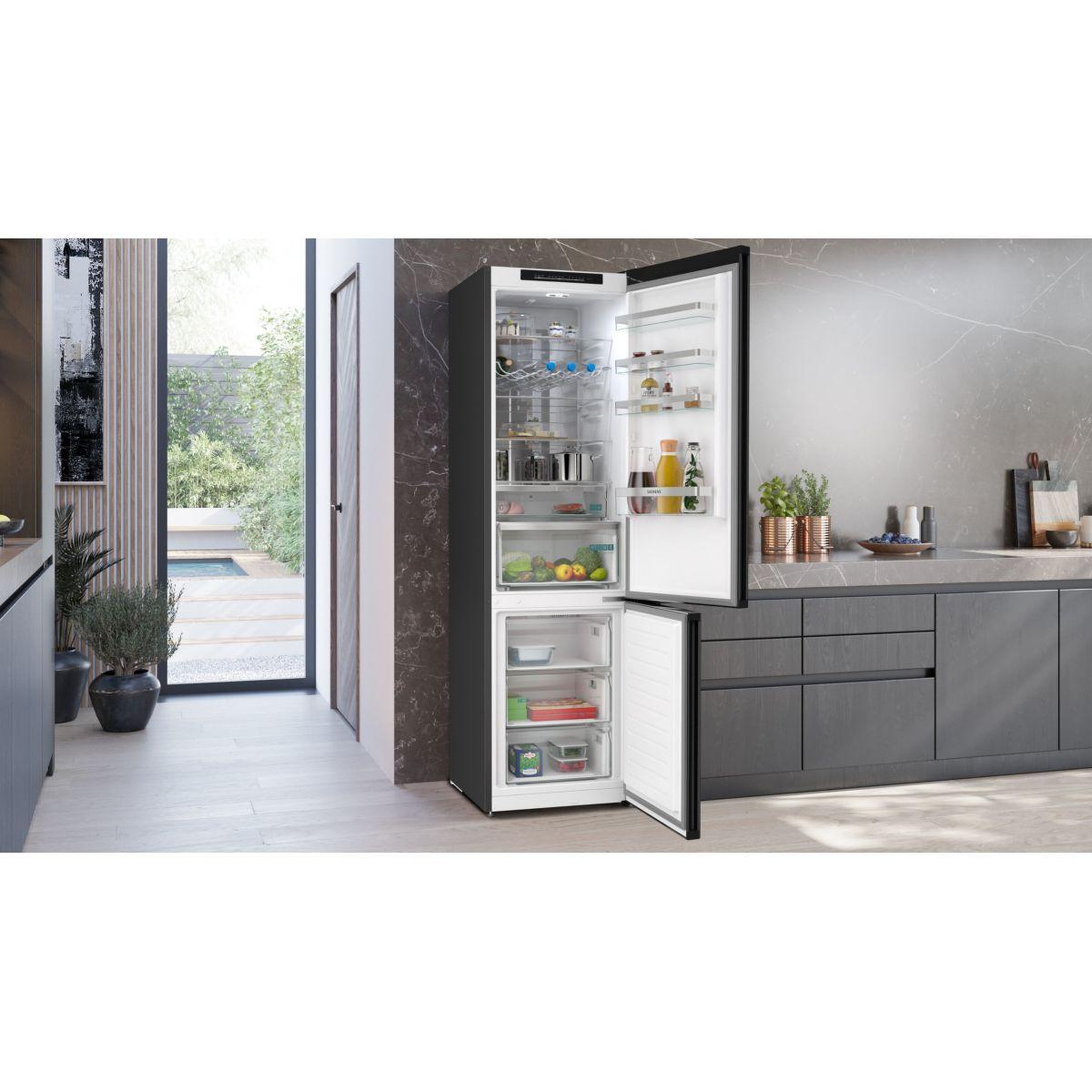 Voir la diapositive 4 : Siemens Réfrigérateur combiné kg39nvxcg