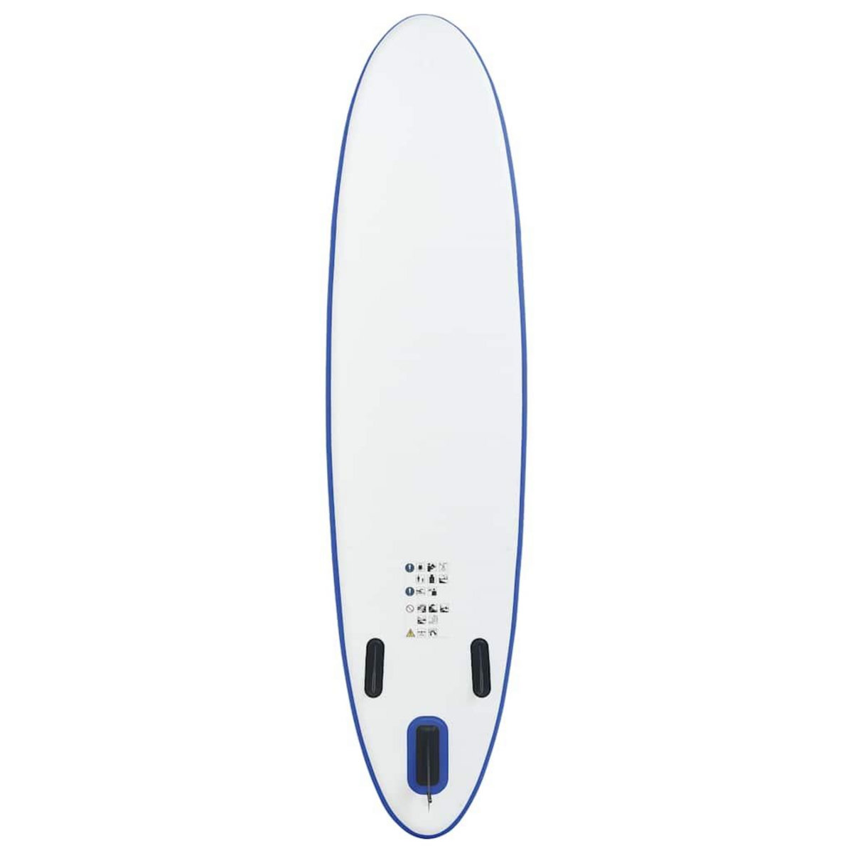 VIDAXL Ensemble de planches SUP gonflables Bleu et blanc