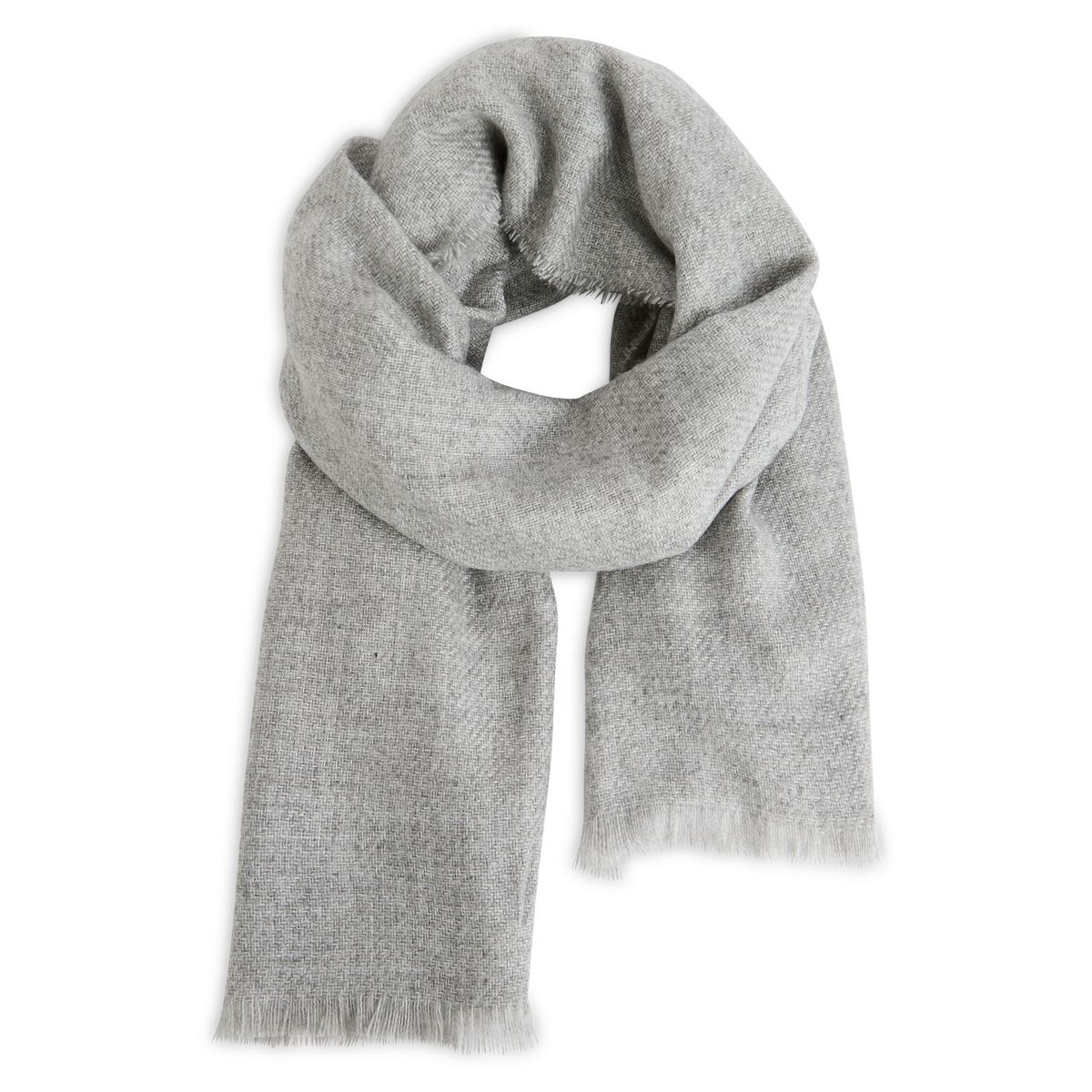 IN EXTENSO Echarpe grise femme