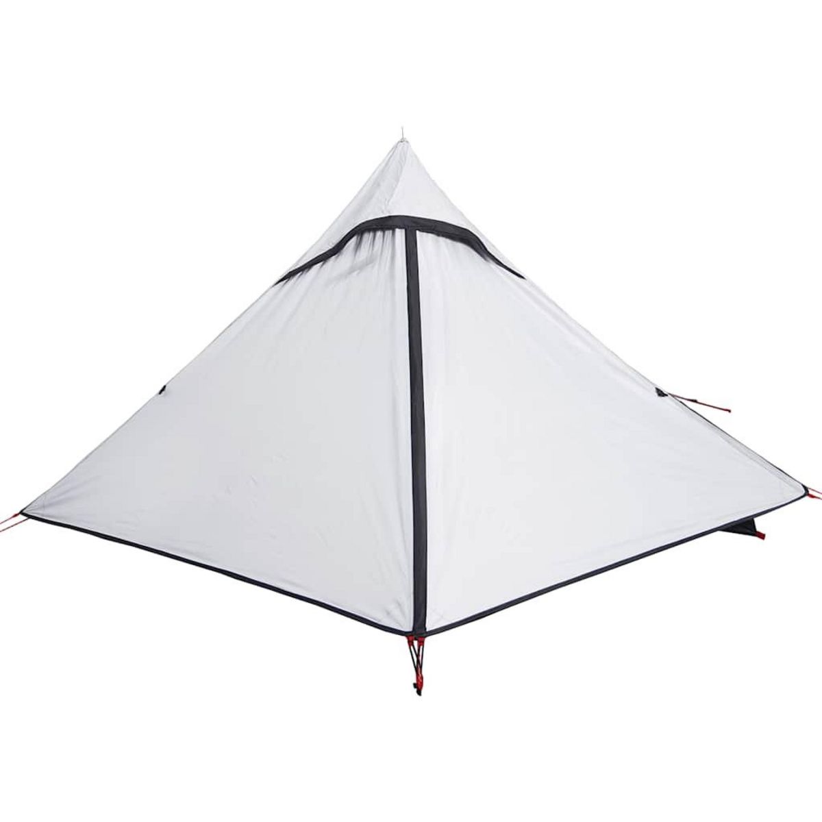 VIDAXL Tente de camping 2 personnes blanc tissu occultant impermeable