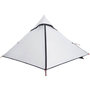 Voir la diapositive 5 : VIDAXL Tente de camping 2 personnes blanc tissu occultant impermeable