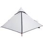 Voir la diapositive 5 : VIDAXL Tente de camping 2 personnes blanc tissu occultant impermeable
