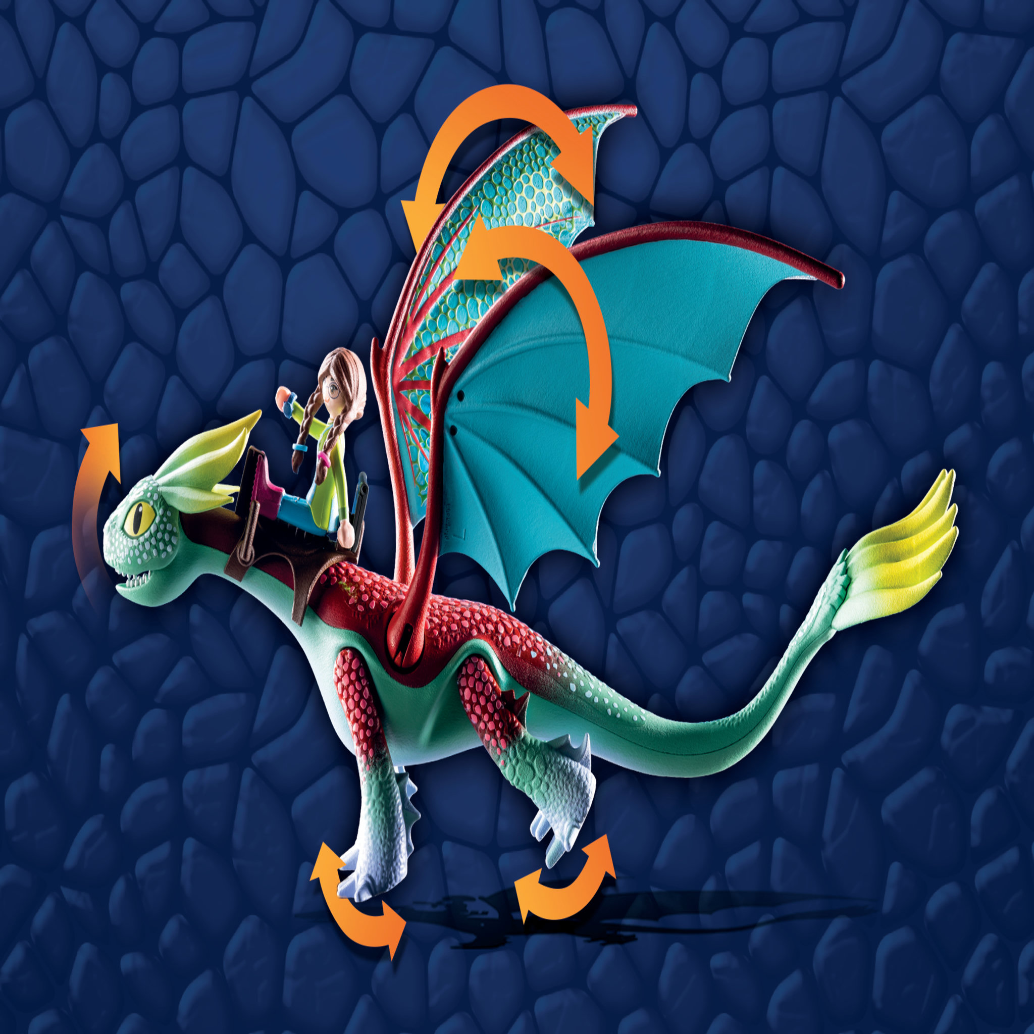 Voir la diapositive 2 : PLAYMOBIL 71083 - Dragons Nine Realms Feathers & Alex