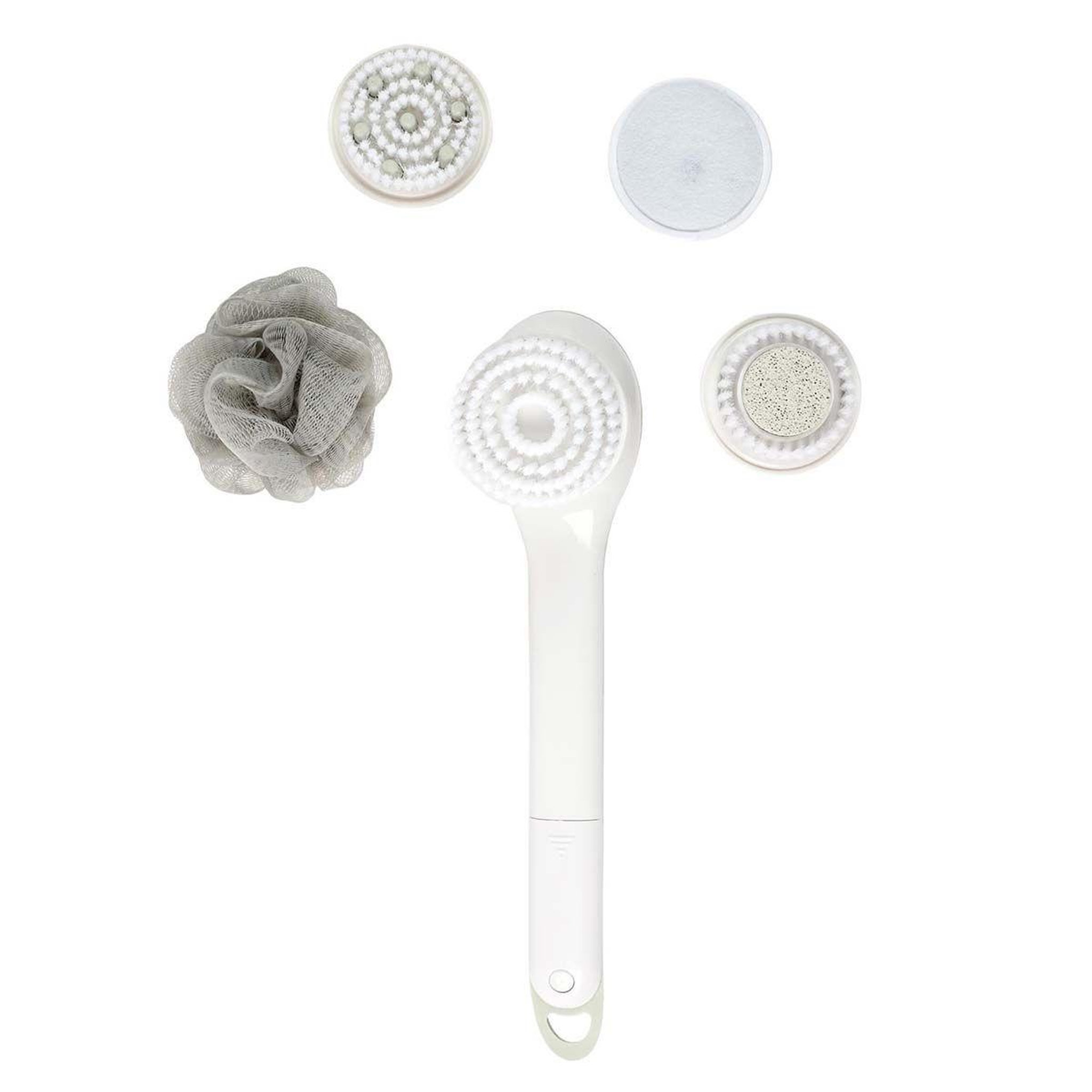 Cosmetic Club Brosse nettoyante corps  5 en 1  33cm blanc