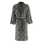 Sensei Maison Peignoir col châle velours MONDELO. Coloris disponibles : Vert
