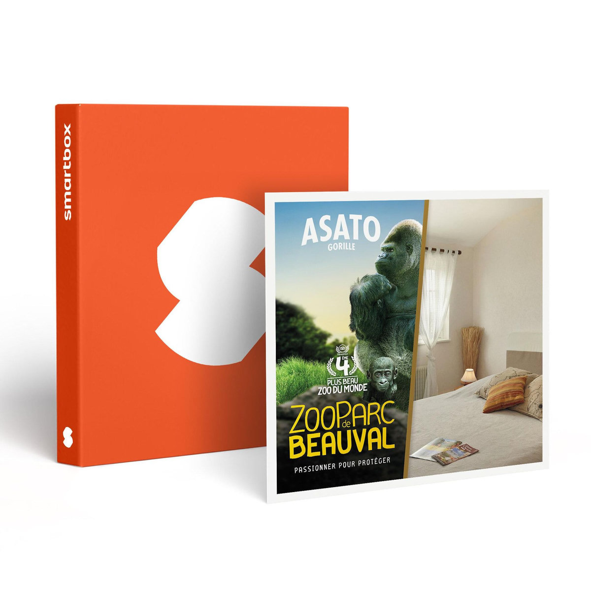 Smartbox 2 jours au ZooParc de Beauval en 2025 avec nuit à proximité pour 2 adultes et 1 enfant - Coffret Cadeau Multi-thèmes