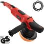 Voir la diapositive 3 : tectake Polisseuse excentrique avec 15 Accessoires 810 W noir/rouge