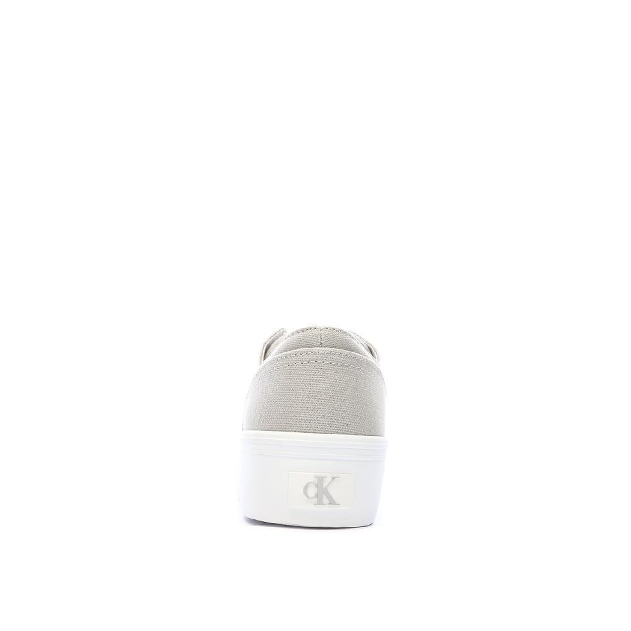 Voir la diapositive 3 : CALVIN KLEIN JEANS Baskets Beiges /Blanches Femme Calvin Klein Jeans Classic Cupsole Mg