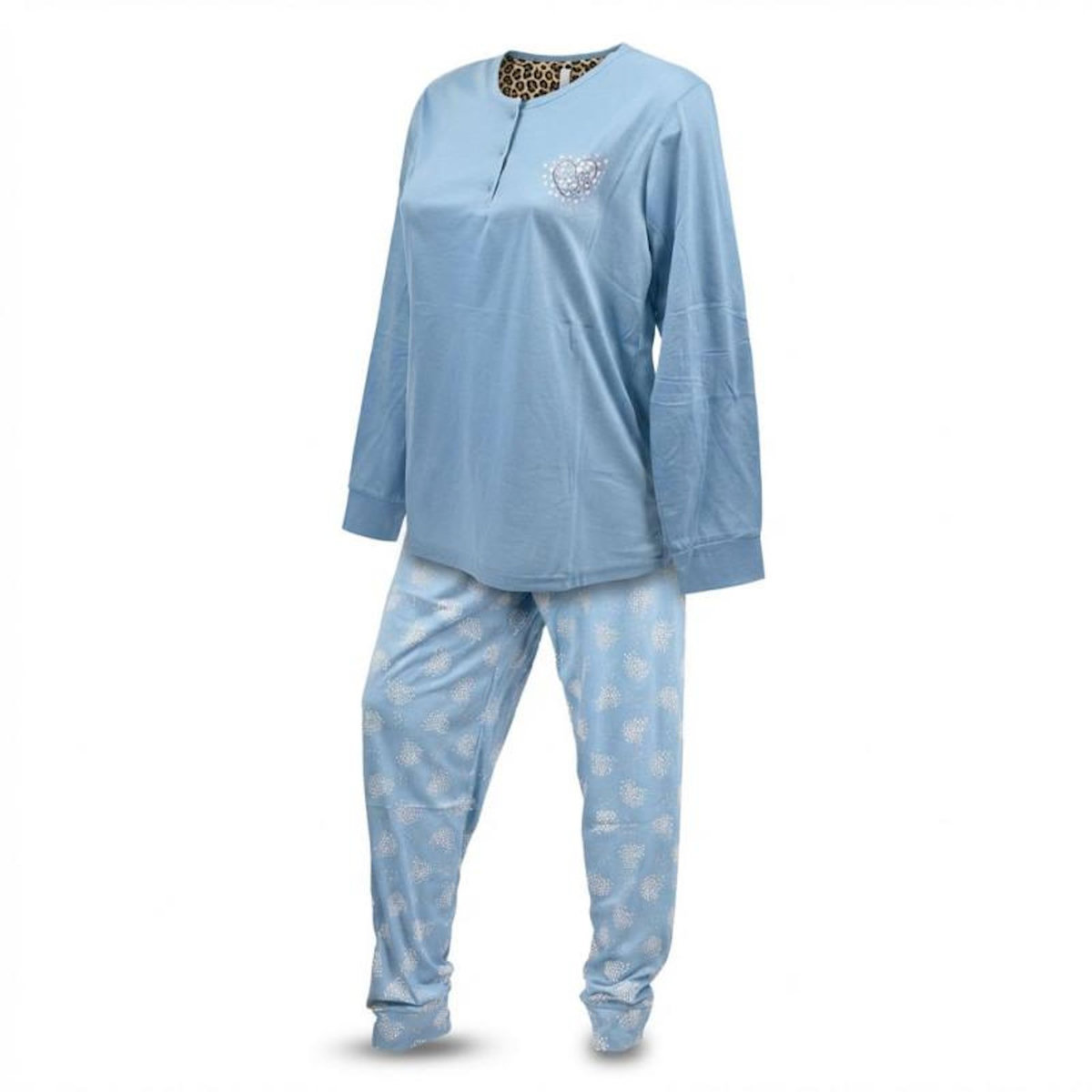 OZABI OZABI Ensemble Pyjama Long Femme Haut Manches Longues