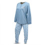 Voir la diapositive 1 : OZABI OZABI Ensemble Pyjama Long Femme Haut Manches Longues