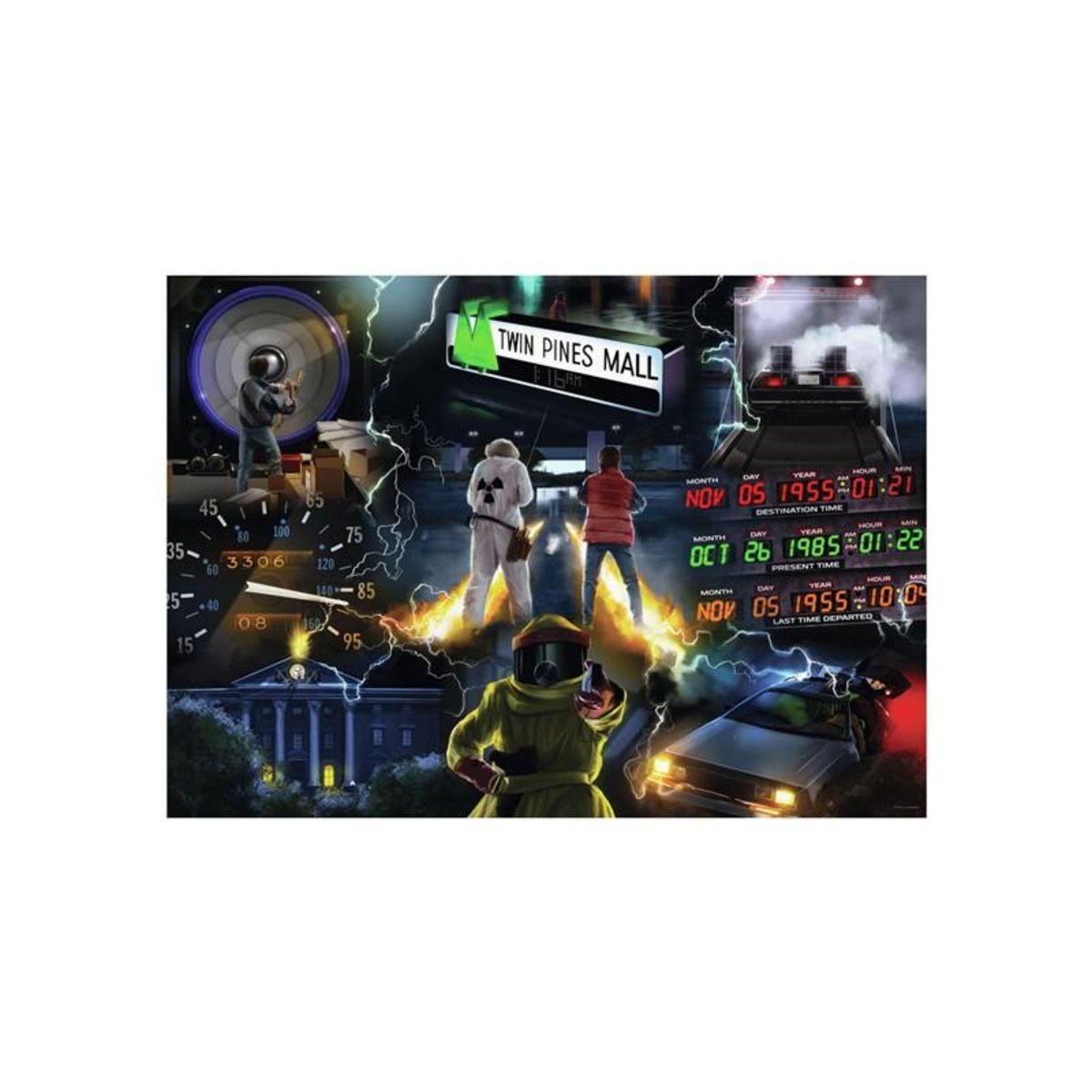 RAVENSBURGER Ravensburger - Jigsaw puzzle Back To The Future, 1000 pcs. 120002789