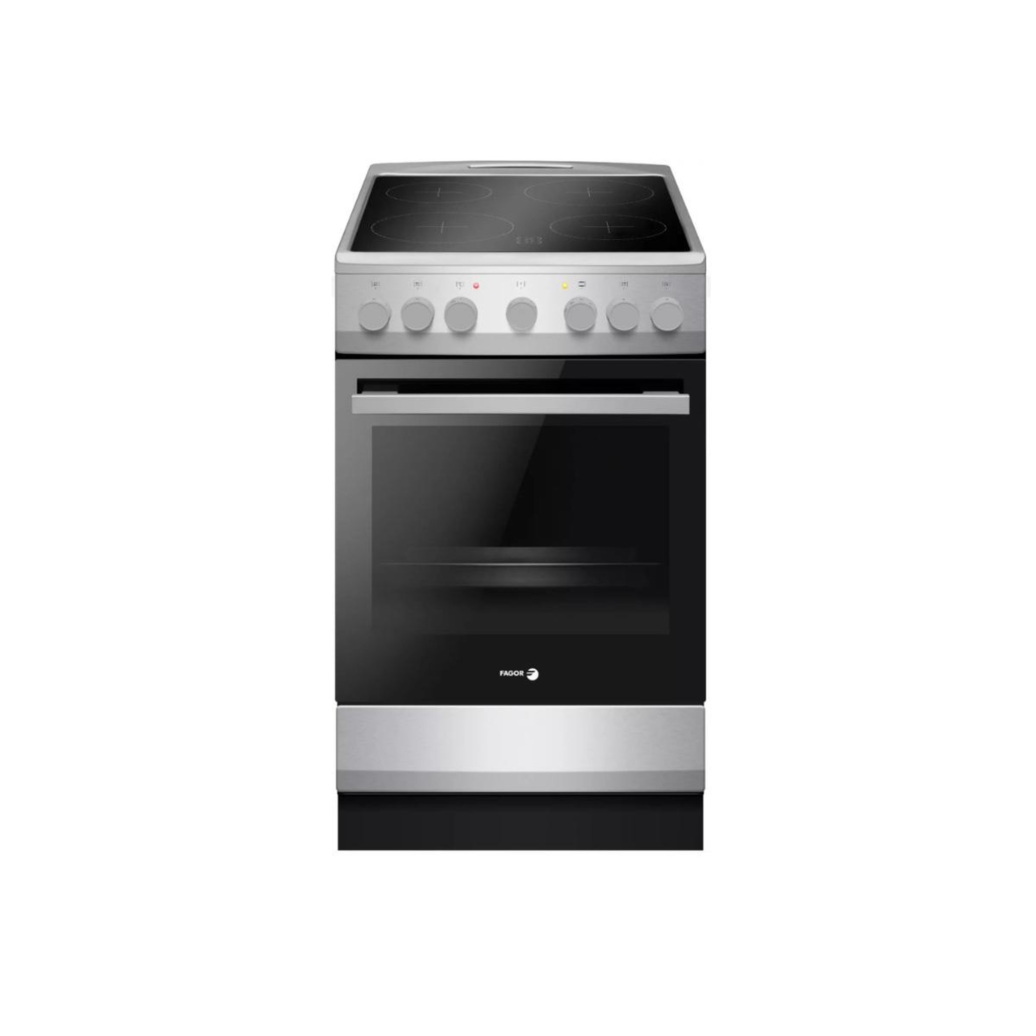 Fagor Cuisinière vitrocéramique 62l 4 feux silver - facv203s