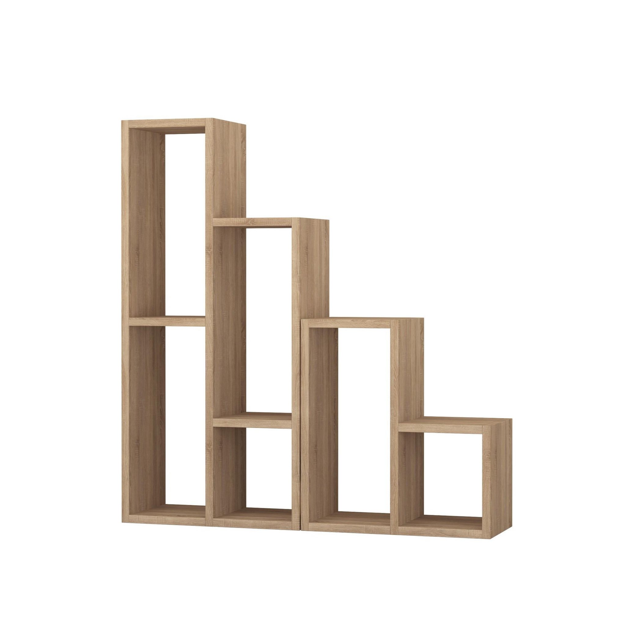 Habitat et Jardin Bibliothèque en bois  sule  - 42 x 20 x 89 cm - chêne