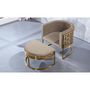 Voir la diapositive 5 : Paris Prix Fauteuil Arrondi Design  Neyho  75cm Vert
