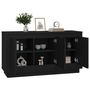 Voir la diapositive 4 : VIDAXL Buffet noir 102x35x55 cm bois d'ingenierie