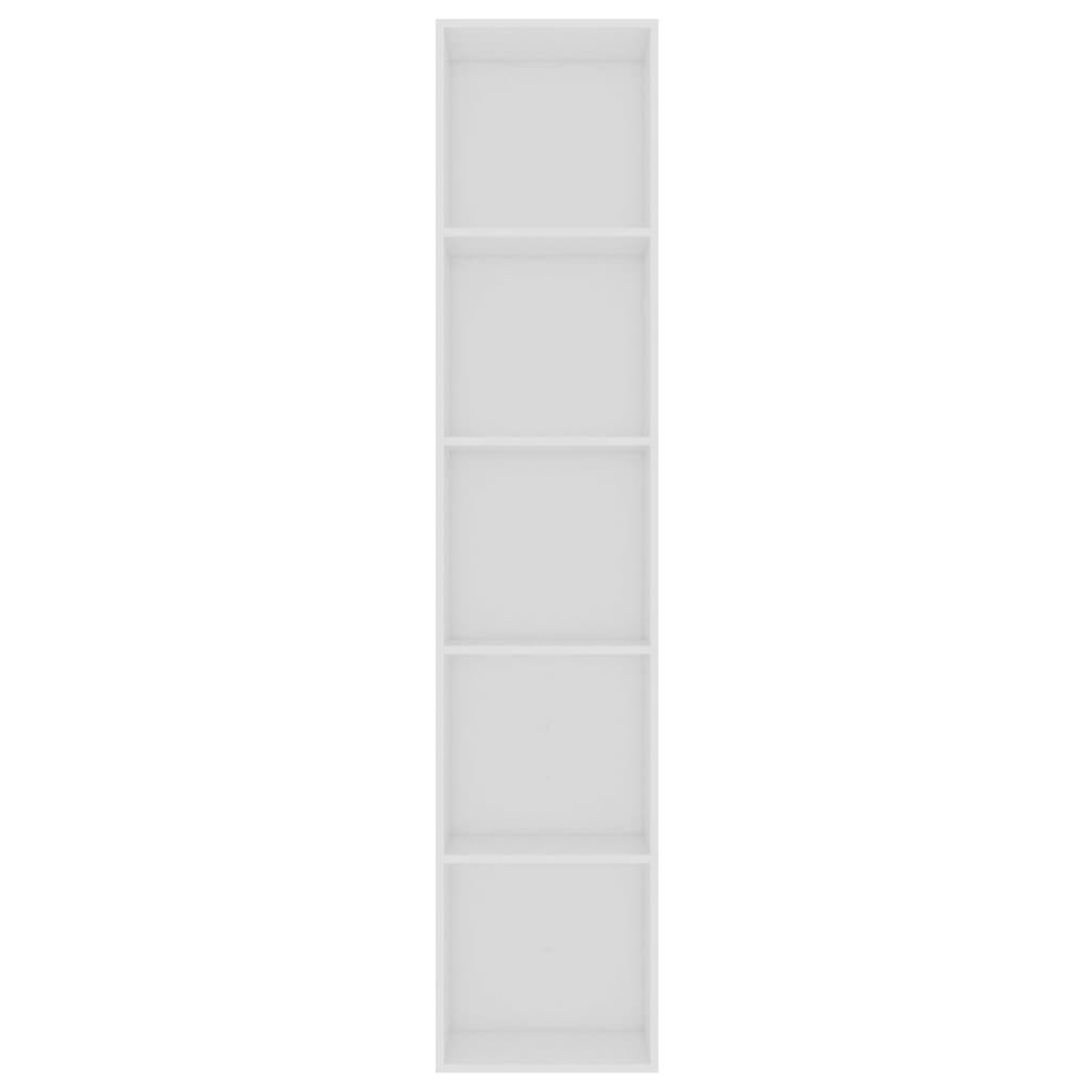 Voir la diapositive 4 : VIDAXL Bibliotheque Blanc 40x30x189 cm Bois d'ingenierie