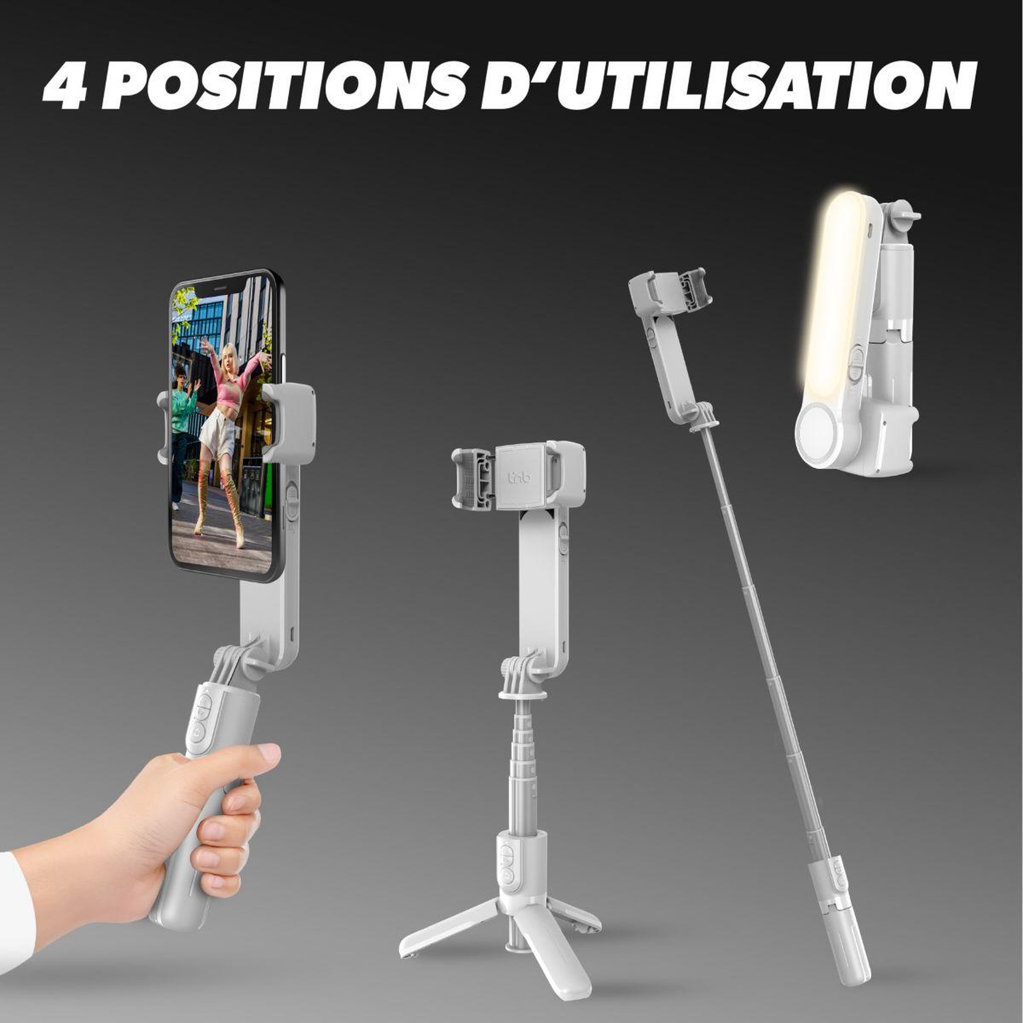 Voir la diapositive 3 : TNB Accessoire stabilisateur Influence pro 360