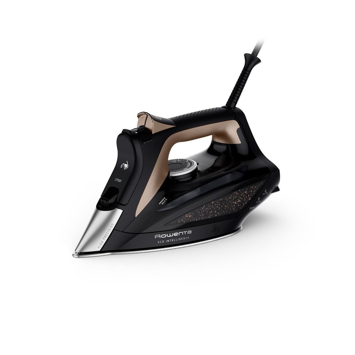 ROWENTA Rowenta DW6341D1 fer à repasser Fer à vapeur Semelle 3De HD Microsteam 400 2500 W Noir, Marron