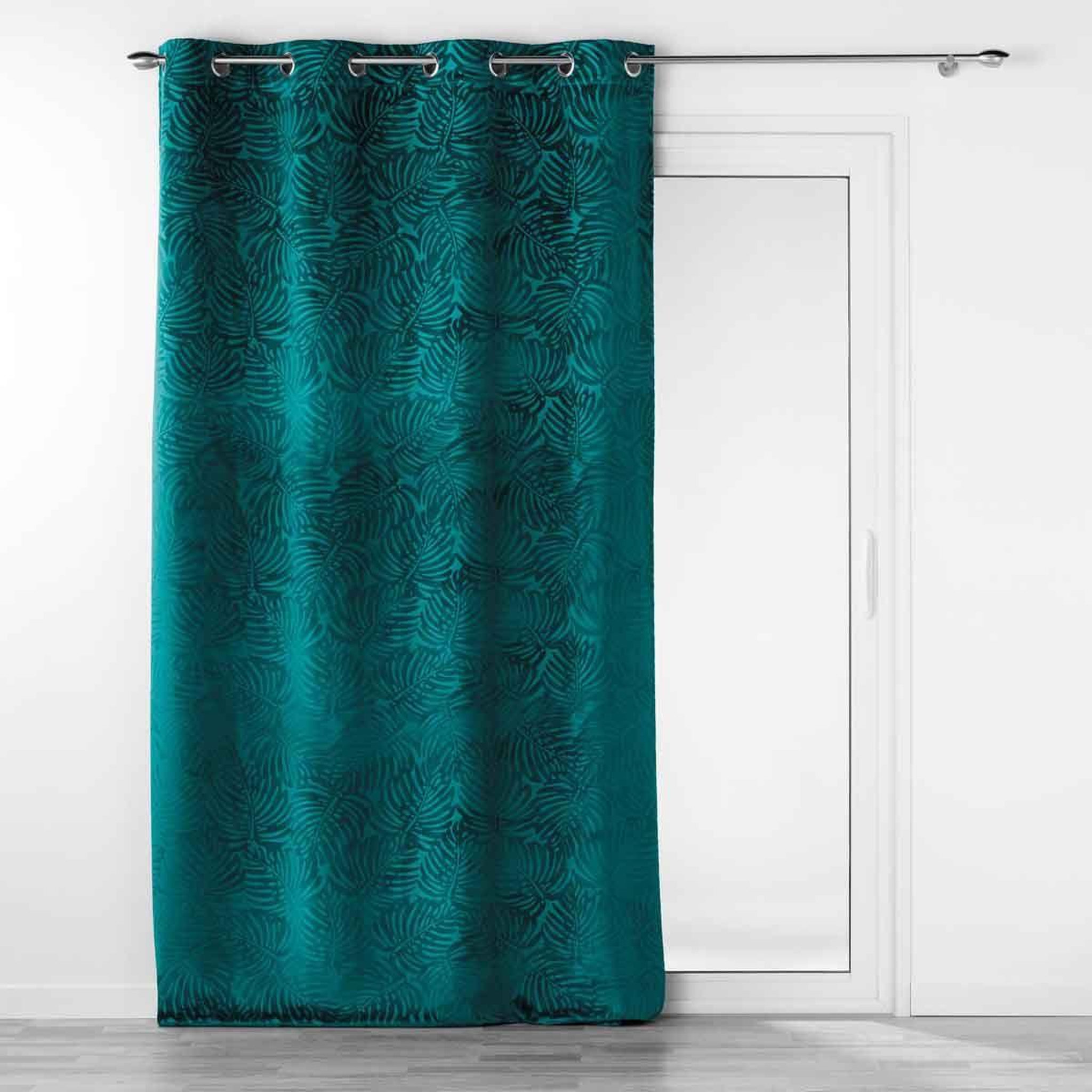 Douceur d'Intérieur Rideau occultant  analia  140x240cm pétrole