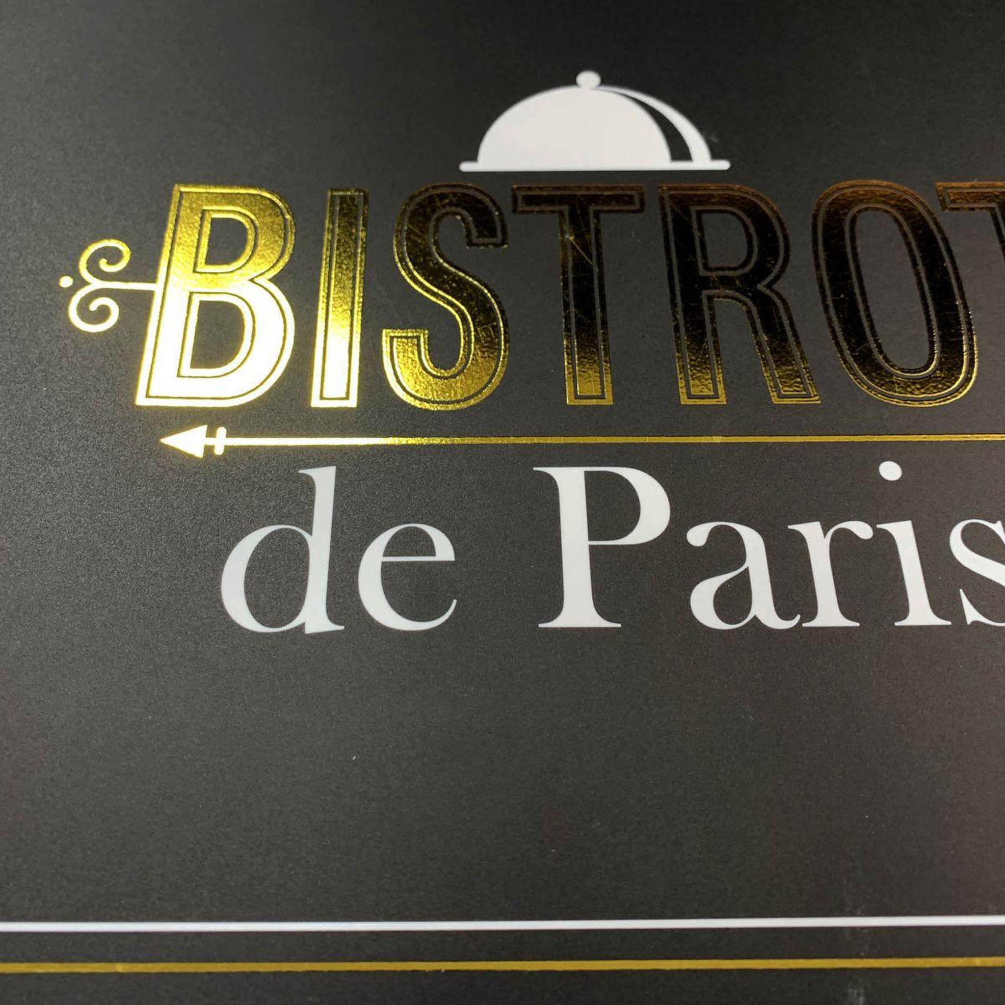 Voir la diapositive 2 : Douceur d'Intérieur Set de Table à Inscriptions  Repas  28x44cm Noir