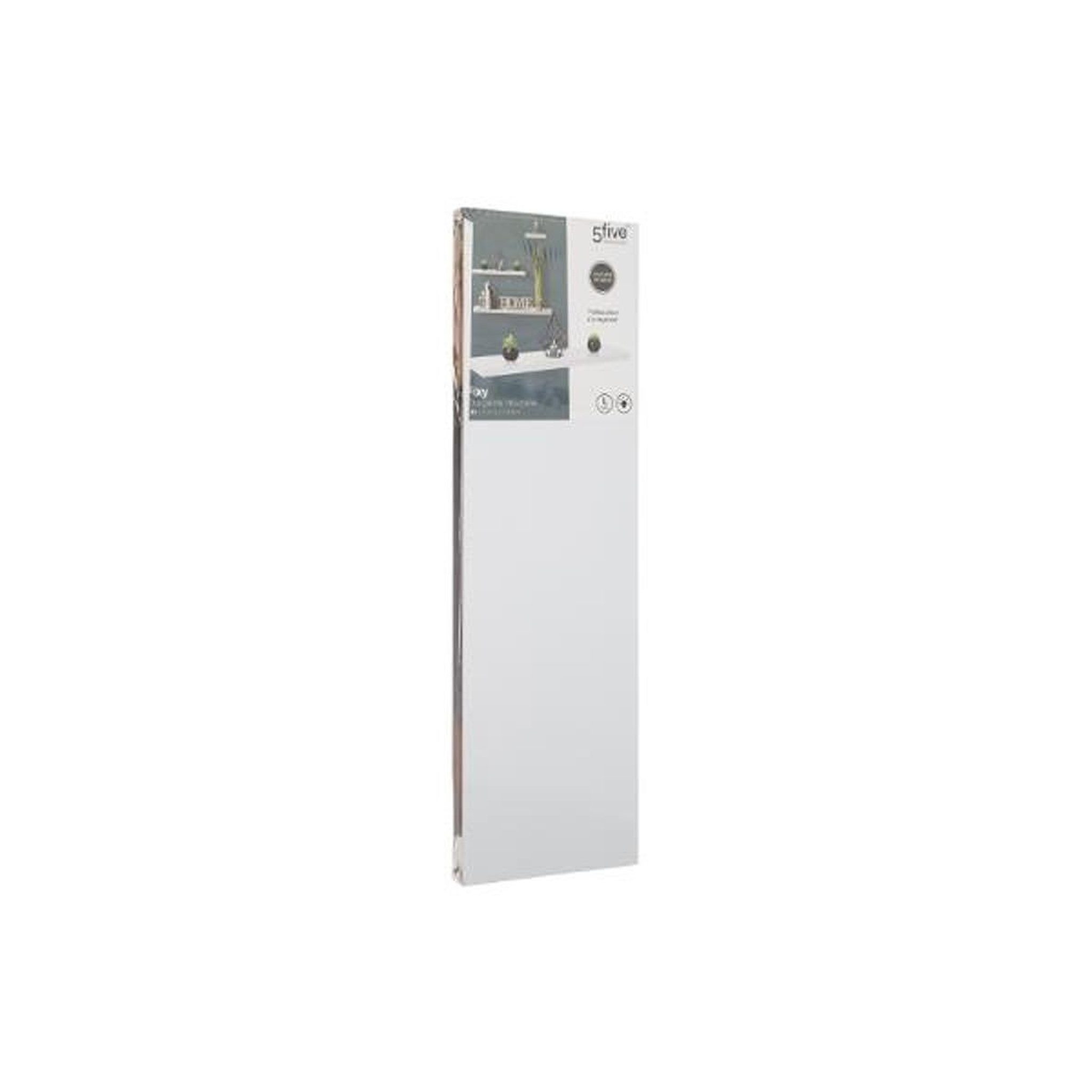 Voir la diapositive 2 : FIVE Étagère murale  fixy  80cm blanc