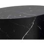 Voir la diapositive 6 : LISA DESIGN Aeryn - lot de 2 tables basses - effet marbre noir - 48 et 40 cm