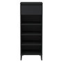 Voir la diapositive 5 : VIDAXL Etagere a chaussures Noir 40x36x105 cm Bois d'ingenierie