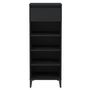 Voir la diapositive 5 : VIDAXL Etagere a chaussures Noir 40x36x105 cm Bois d'ingenierie