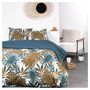 Voir la diapositive 1 : TODAY Parure housse de couette coton 57fils motif tropical EMMA