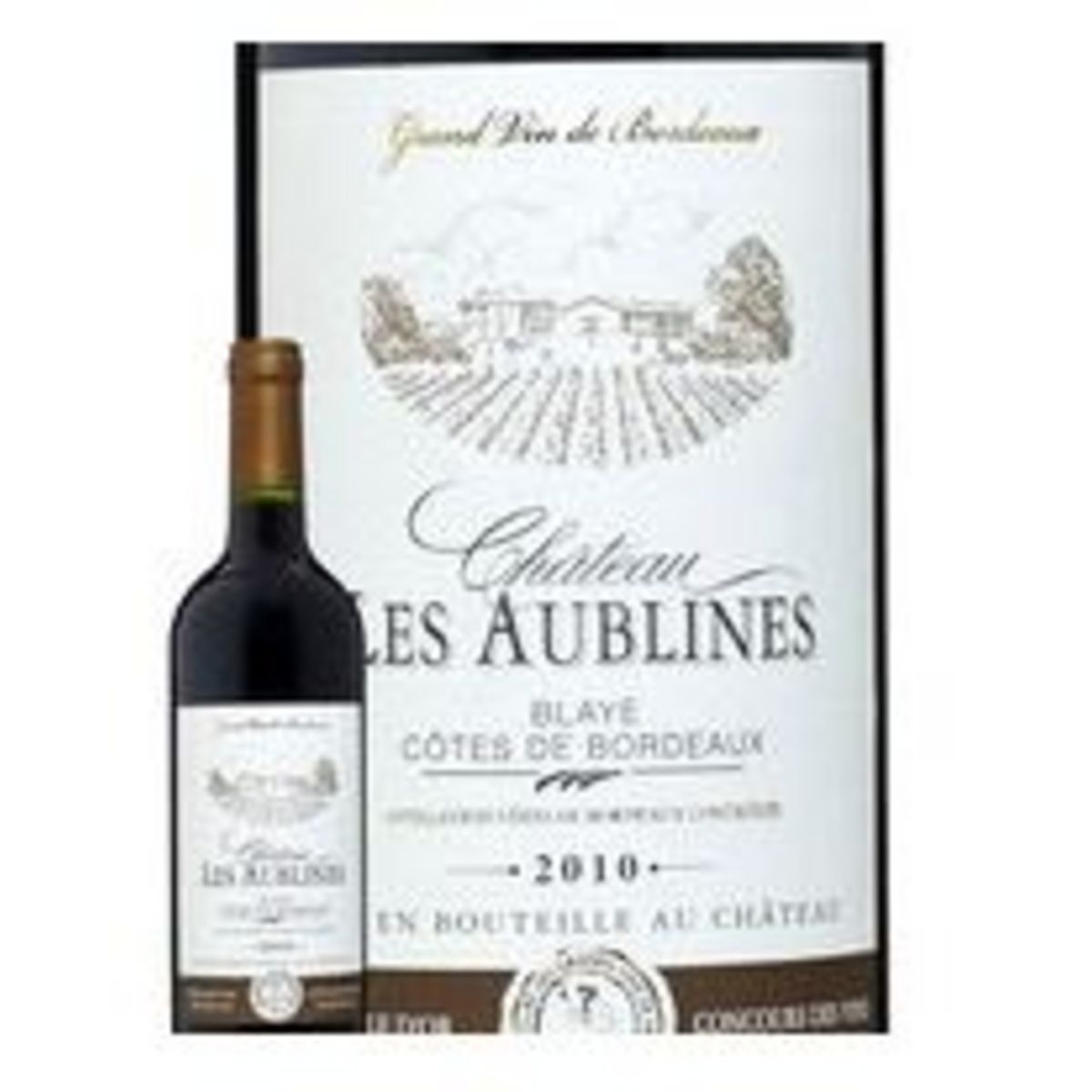 Château Les Aublines Blaye Côtes de Bordeaux Rouge 2010
