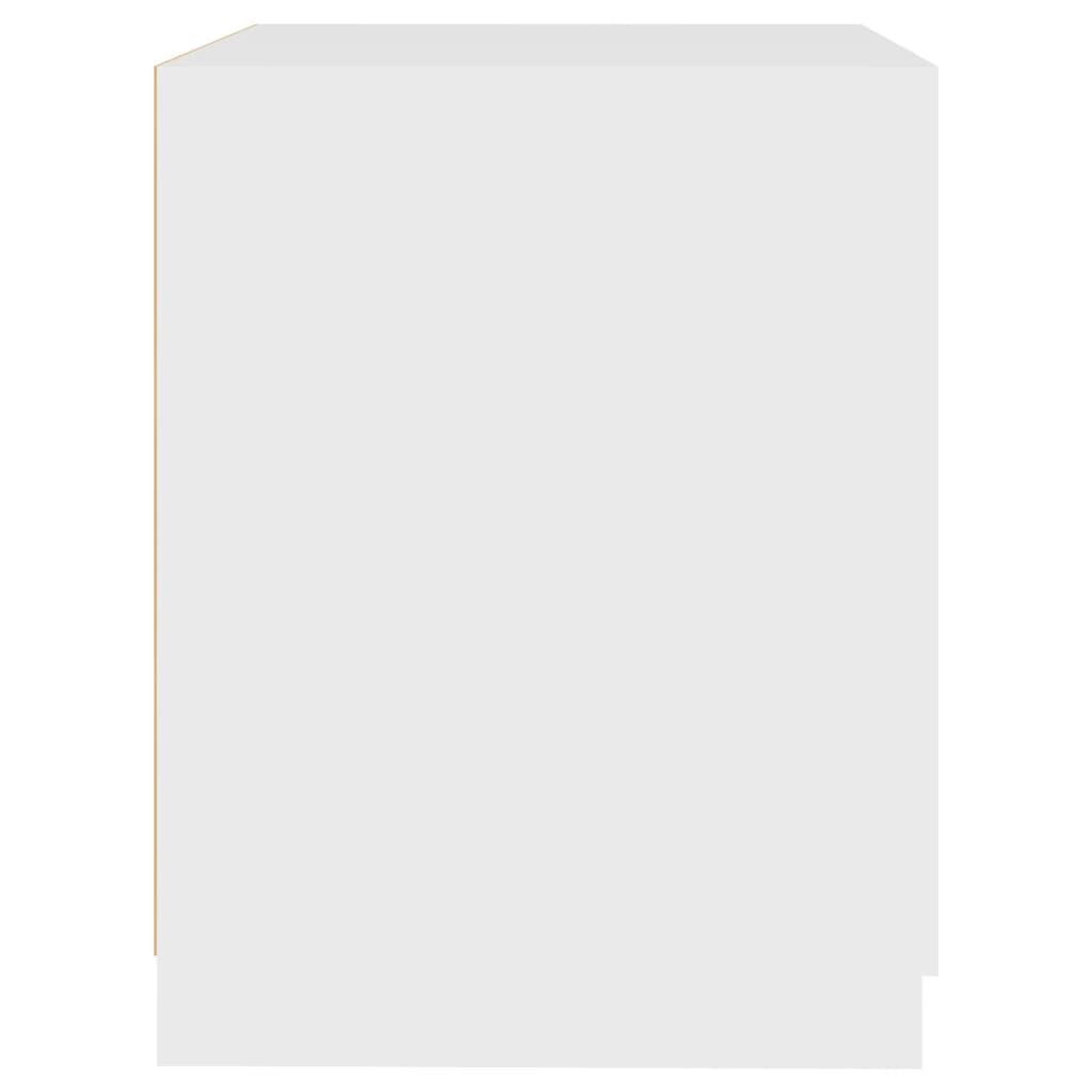 Voir la diapositive 4 : VIDAXL Meuble pour machine a laver Blanc 71x71,5x91,5 cm