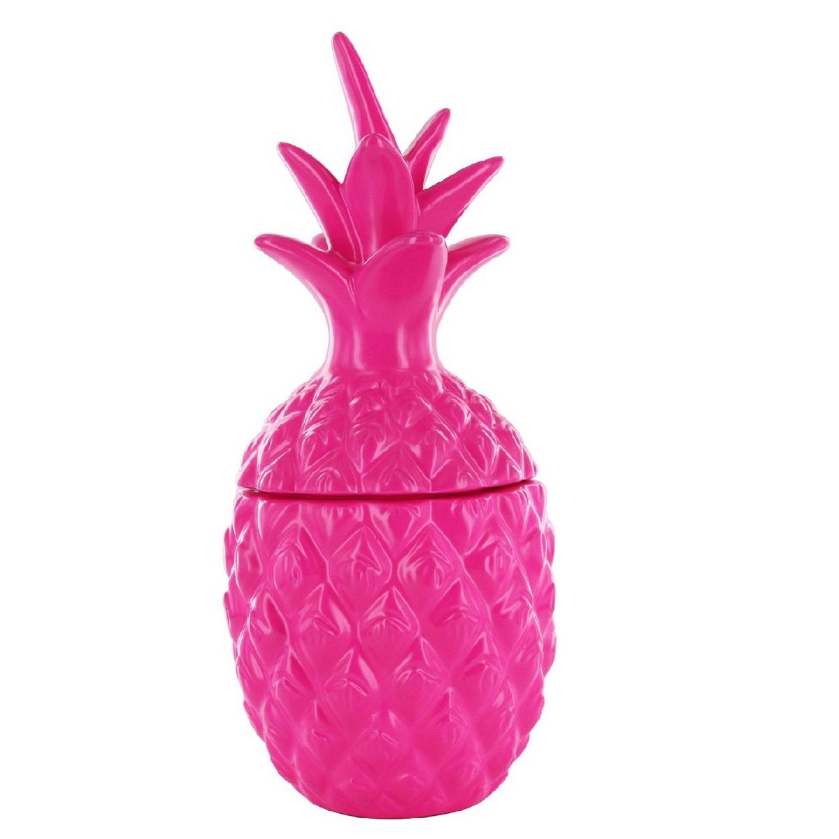 Boite forme ananas Rose