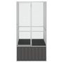Voir la diapositive 3 : VIDAXL Cage a oiseaux Anthracite 111x107x211,5 cm Acier galvanise